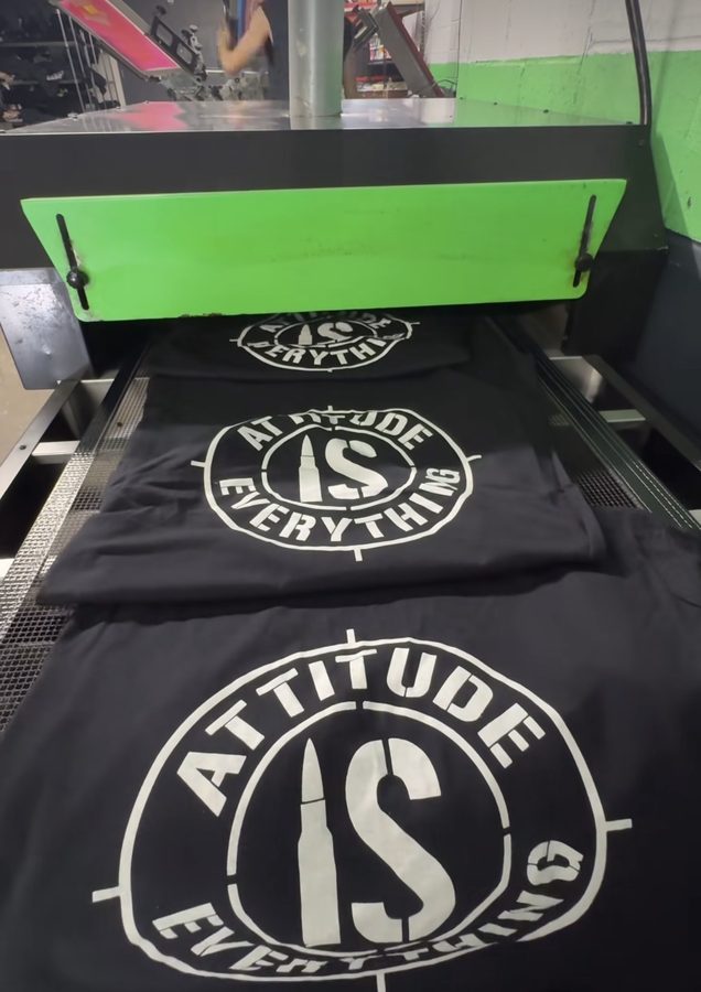 Patriotic clothing brand screen print