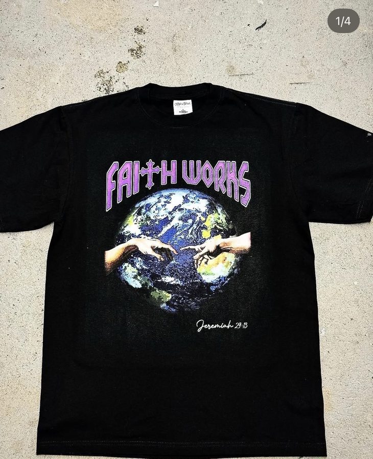Online clothing brand DTG print